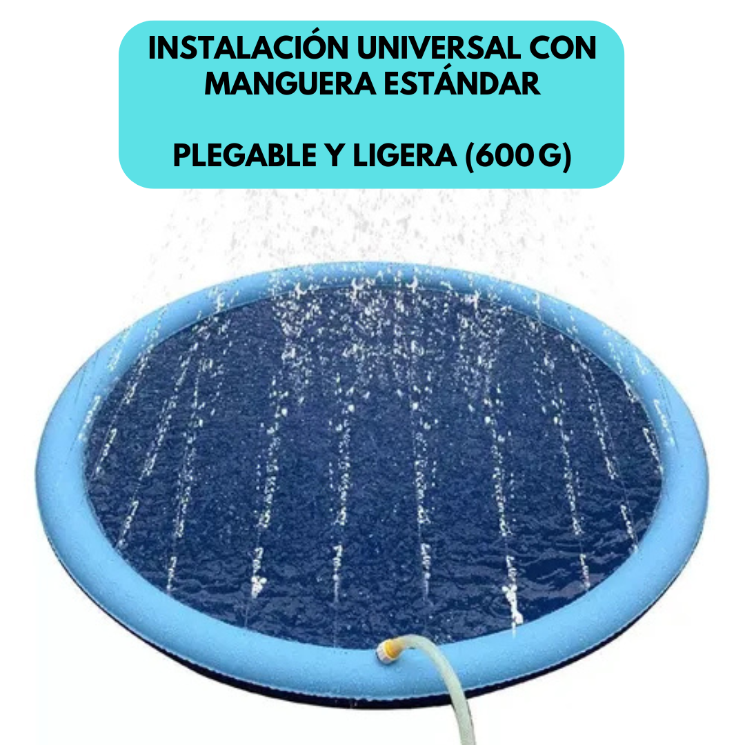 Pack alfombra aspersora Aquapeludo & Mimos