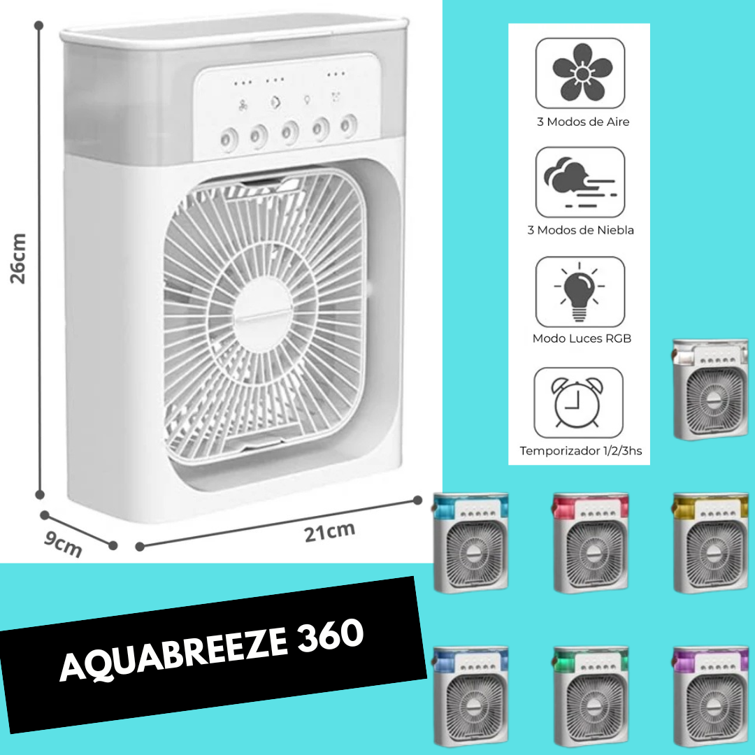 AquaBreeze 360 - Aire fresco al instante
