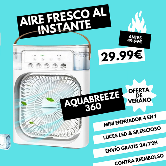 AquaBreeze 360 - Aire fresco al instante