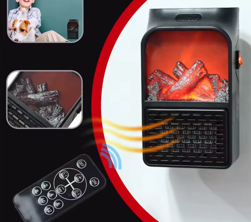 🔥 HeatPlug™ — Calefactor Eléctrico Portátil con Mando a Distancia