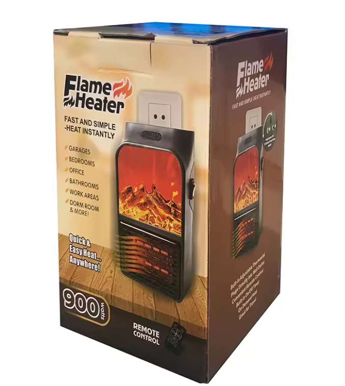 🔥 HeatPlug™ — Calefactor Eléctrico Portátil con Mando a Distancia